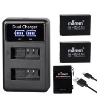 【Worth-Buy】 Mamen กล้องดิจิทัล1900MAh ชาร์จได้,กล้องดิจิตอล LP-E12 LPE12 LP E12 + ที่ชาร์จ LCD USB สำหรับ100D Kiss X7 Rebel SL1 M10 M50