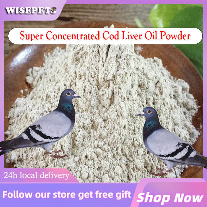 1/2/5 Pcs Birds Supplement Cod Liver Oil Powder for Racing Pigeons Breeders Feed Additive