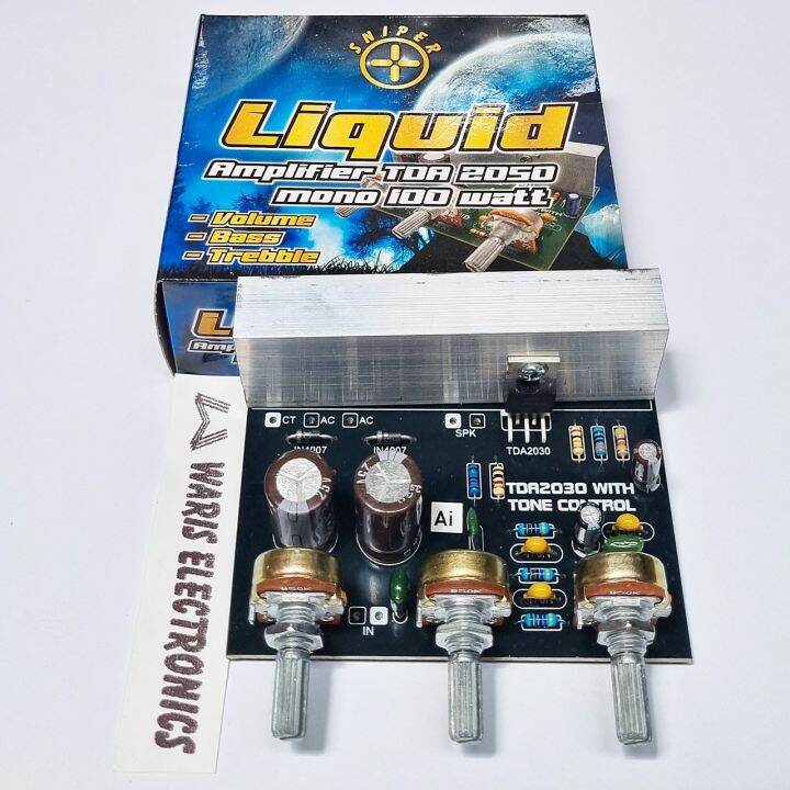 Kit Power Amplifier Mono 100W TDA 2050 12V 15V CT Liquid Lazada