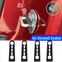 Door Lock Buffer Damper For Renault Kadjar Soundproof Insulation Quiet Deaf Creaking Noise Seal Stopper Deadener Decorative Door Stops