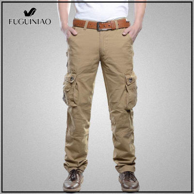 FUGUINIAO กางเกงผู้ชายขายาวกางเกงผู้ชาย,กางเกงยุทธวิธีกางเกงวินเทจกางเกงขายาวผู้ชายกางเกงลุงกางเกงผู้ชายกางเกงยุทธวิธีทรงหลวม511