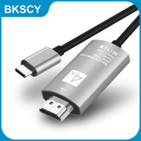 USB C ถึงสาย HDMI เข้ากันได้ USB3.1 Type C ถึง HDMI เข้ากันได้อะแดปเตอร์เคเบิ้ลสายฟ้า3สำหรับ Sumsang S8 S9หัวเว่ย P20