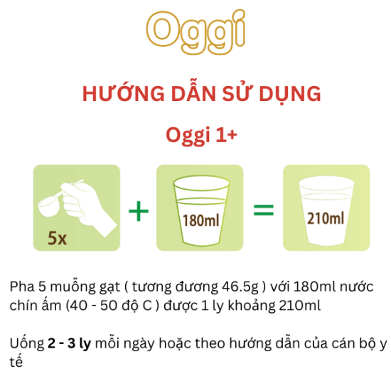 Sữa bột oggi 1+ 900g - s - ảnh sản phẩm 3