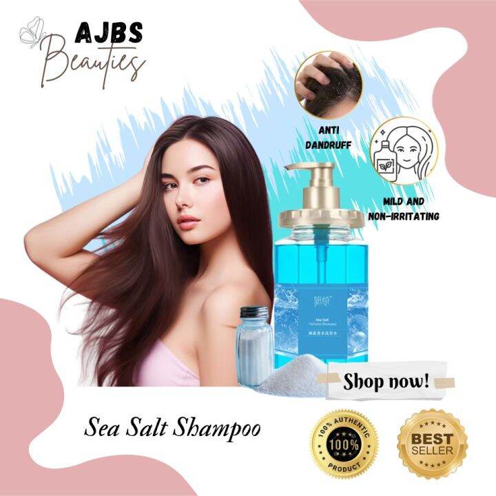 Sale New Sea Salt Shampoo Oil Control Anti Dandruff Shampoo