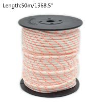 50m 3mm Nylon Pull Starter Rope Recoil Engine Start Cord for 430520 Trimmer Cutter Chainsaws Lawn Mower