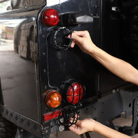 สำหรับ Land Rover Defender 90 110 130 2004-18รถไฟหน้าไฟท้ายฝาครอบป้องกันรถแสงคุ้มครองปกอุปกรณ์เสริมในรถยนต์