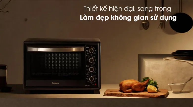 Sang trọng - Lò nướng Panasonic NB-H3801KRA 38 lít