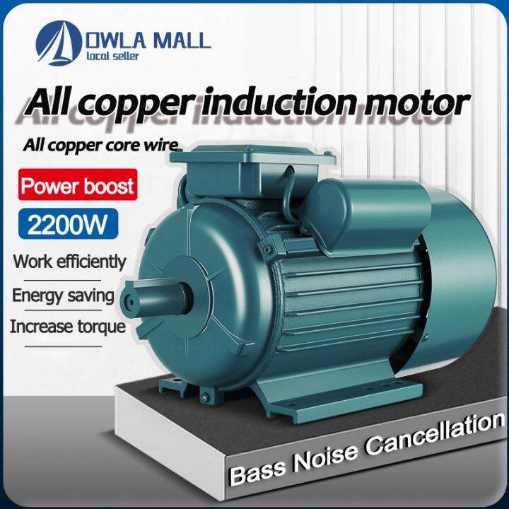 Electric Motor 3HP (ALL COPPER) Induction Motor 220V Single Phase Motor