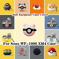 READY STOCK! For Sony WF-1000 XM4 Case Anime cartoon styling for Sony WF-1000 XM4 Casing Soft Earphone Case Cover