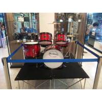 กลองชุดเล็ก กลองเด็ก  MR.Drumm drum set (แดง )แถมฟรี ไม้กลอง 1 คู่ +เก้าอี้กลองปรับระดับได้+ขาไฮแฮดอย่างหนา+ไฮแฮด1 คู่+ฉาบ MR.DRUMM 1 ใบ +กระเป๋าไม้ตีกลองอย่างดี 1 ใบ + รวมมูลค่า 2,500 ฟรีทันที