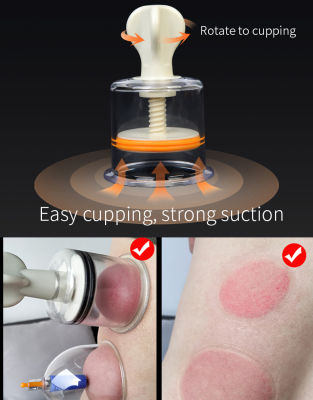 1PC คู่มือหมุนอุปกรณ์ Cupping Breast Sucker กระป๋อง Body Massager สูญญากาศดูด Enhancer ถ้วย Anti Cellulite Massager