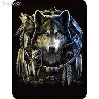 Wolf Wolves Dream Catcher Quick Drying Towel Gift Blanket Feather