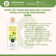 Nước tẩy trang Bielenda Bio Vitamin C Micellar Water Moisturizing tẩy sạch