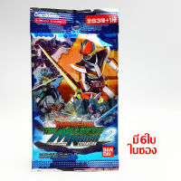 Bandai 6ใบ Kamen Rider Card Masked Rider คาเมนไรเดอร์ การ์ด การ์ดมดแดง Rangers Strike Ranger Expansion Set Vol.2