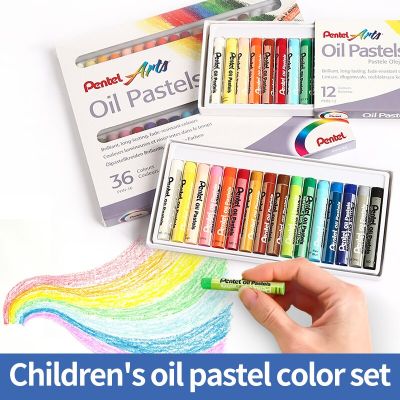 Pentel 12/16/25/36/50Colors Oil Pastel Non-Toxic Crayon Graffiti Soft Oil Pastel Painting Pen for Artist Student Art Supplies