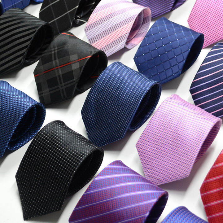 70 Colors Fashion Neckties 8cm Classic Mens Jacquard Woven Silk