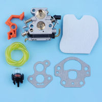 คาร์บูเรเตอร์ Carb Air Filter Primer Bulb Fuel Line Kit สำหรับ McCulloch CS380 CS340 CS 340 380 Chainsaw Switch Lever เปลี่ยน