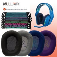 Nullmini แผ่นรองหูสำรองสำหรับ Logitech G733แขนหูฟังไร้สายที่ครอบหูหูฟังแบบคาดผม