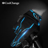 Coolchange หน้าจอสัมผัสการปั่นจักรยานของผู้ชายเหมาะสำหรับถุงมือแผ่นเจลขี่จักรยานแบบเต็มนิ้วเหมาะสำหรับถุงมือจักรยานเสือภูเขาถนน BMX MTB เหมาะสำหรับถุงมือ