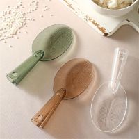 ☢✴✻ Vertical Leaf Rice Spoon Household Rice Cooker Non-stick Transparent Thickened Spoon Rice Shovel Cookware Kitchen Utensils