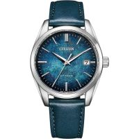 นาฬิกาข้อมือ Citizen Nb1060-12L สําหรับผู้ชาย สีฟ้า