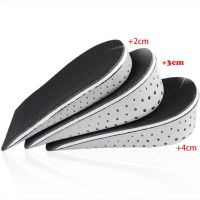 1 Pair Shoe Insoles Breathable Half Insole Heighten Heel Insert Sports Shoes Pad Cushion Unisex 2-4cm Height Increase Insoles Bumper Stickers Decals