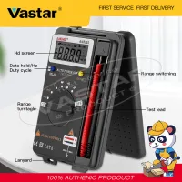 Vastar Handheld Mini Digital Multimeter Multifunction 4000 Counts Multi Meter AC/DC Transistor Voltage Tester Ammeter Temperature Sensor Test Probe VC921