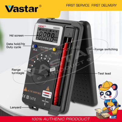 Vastar มือถือมินิมัลติมิเตอร์แบบดิจิตอลมัลติฟังก์ชั่4000นับ Multi AC/DC ทรานซิสเตอร์แรงดันไฟฟ้าแอมป์มิเตอร์อุณหภูมิ Sensor Test Probe VC921