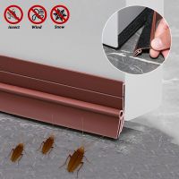 93cm Self Adhesive Door Bottom Sealing Strip Rubber Weatherstrip Under Door Draft Stopper Anti-cold Soundproof Windproof Strip