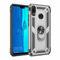 สำหรับHuawei Y9 2019กรณีกันกระแทกเคสแข็งฝาหลังเคสแข็งกับแหวนแม่เหล็กสำหรับHuawei Y9 2019เคสโทรศัพท์