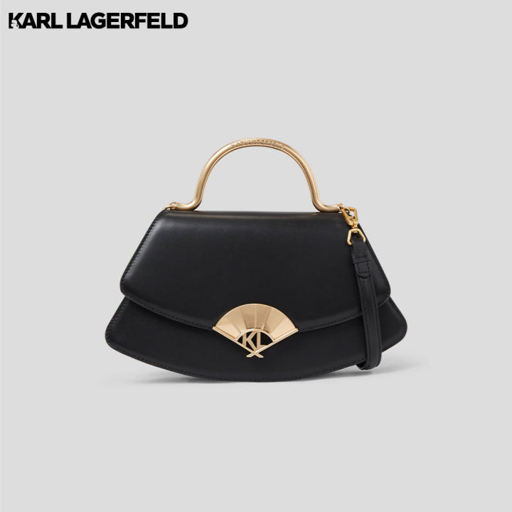 Women's K/ARCHIVE FAN MINI CLUTCH BAG by KARL LAGERFELD