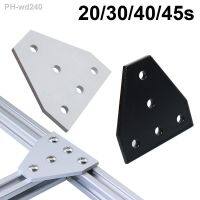 ☢♦✸ Strong Corner Angle Bracket Connection Joint Strip Board for V-slot Aluminum Profile 2020 3030 4040 4545 with 5 holes