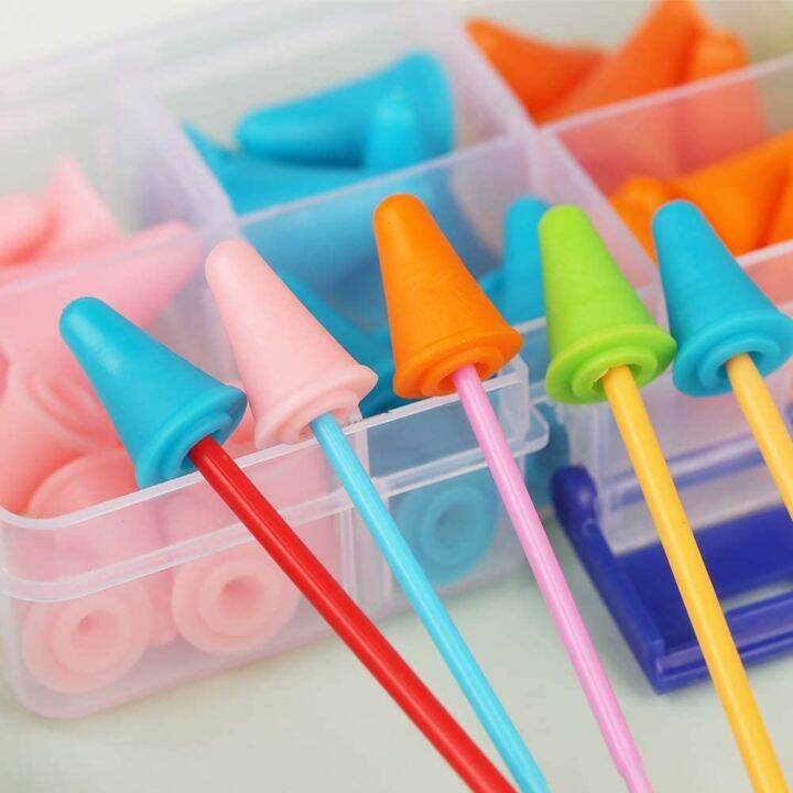 24pcs-multicolor-knitting-needles-point-protectors-2-sizes-rubber-knitting-needle-caps-needle-tip-stoppers-for-knitting-crafting