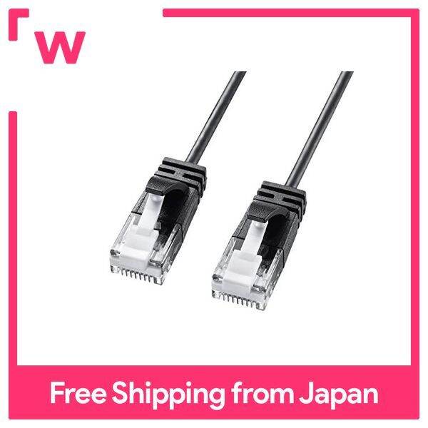 SANWA SUPPLY LAN Cable CAT6A Ultra Fine Type 10Gbps/500MHz Gigabit