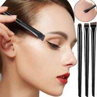 【LZ】♤  Fine Blade Eyeliner Brush para sobrancelha pincéis finos e lisos chanfro delineador plano contorno de sobrancelha pincéis de maquiagem cosméticos beleza ferramenta