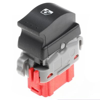 Power Electric Window Control Switch Front Left for Renault Master MK II 2 1998-2010 Red Base 8200199518
