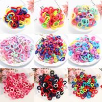 50/100pcs Baby Girls Colorful Small Elastic Hair Bands Children Ponytail Holder Kids Headband Rubber Band Mini Hair Accessories