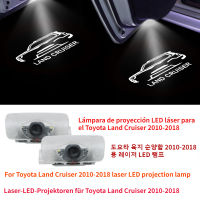 2-4ชิ้นประตูรถยินดีต้อนรับแสงโลโก้ผีเงาแสง LED P Rojector โคมไฟสำหรับ Toyota Land Cruiser 2010-2018รถประตูแสง