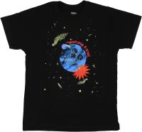 Disney Mickey Mouse Boys Wish Upon A Star Mickey Constellation T-Shirt, Medium Black