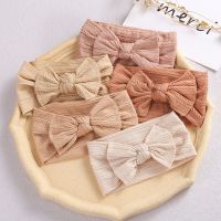 【YF】 32 Colors Baby Hair Accessories Cable Bow Headband for Child Bowknot Headwear Cables Turban Kids Elastic Headwrap