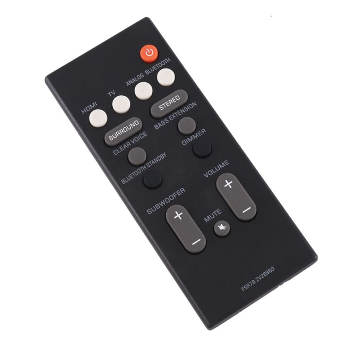 replacement-remote-control-fsr78-zv28960-for-yamaha-yas-106-yas-207-ats-1060-yas-107-ats-1070-bluetooth-soundbar-system