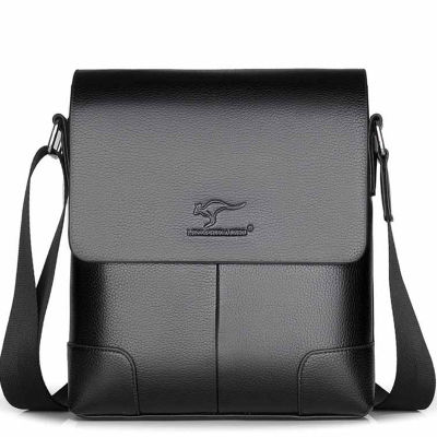 2022 New Mens Bags Across Shoulder Business pu Leather Male Casual Crossbody luxury man shoulder bag husband Messenger Bag
