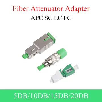 Lc Sc Fc St Mu Upc Apc Fixed Flanged Fiber Optic Attenuator Male-Female 1~
