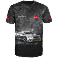 [เสื้อยืด Cloud Sense]    Launch cool 3d MITSUBISHI T-Shirt Printed S-5XL.