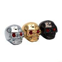 1pcs Shining Metal Skull Head Control Knobs for Electric Guitar Pots Tone Volume Control Knobs/Buttons Black/Chrome/Gold Guitar Bass Accessories