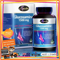 (ของแท้ 100%) Auswelllife Glucosamine 1500mg with Shark Cartilage กลูโคซามีน หมดปัญหา ​ปวดเข่า ปวดข้อ กระดูกสันหลัง ปวดหลังเพิ่มมวลกระดูก ( 1 กล่อง x 60 แคปซูล )