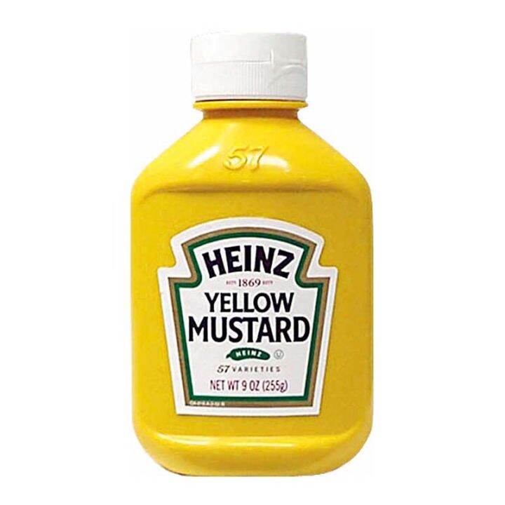 สินค้ามาใหม่-ไฮนซ์-ซอสเยลโล่มัสตาร์ด-255-กรัม-heinz-yellow-mustard-255-g-ล็อตใหม่มาล่าสุด-สินค้าสด-มีเก็บเงินปลายทาง