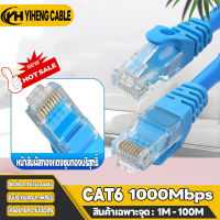 rH Lan CAT 6 (10 ม. - 100 ม.) สายอีเธอร์เน็ต Cat6 RJ45 สำหรับแล็ปท็อปเราเตอร์ [สิบปีของการประกันคุณภาพ]