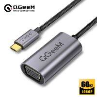 QGeeM USB 3.1ชนิด C ไปยังอะแดปเตอร์ USB สายเคเบิล VGA USB สายแปลง C เป็น VGA สำหรับ Macbook Pro Xiaomi แล็ปท็อป Huawei Mate 30 P30 Samsung S20