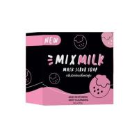 แพ็คเกตใหม่ (1ก้อน) สบู่ Mix Milk มิกซ์มิลล์ สบู่มิกซ์มิลล์ MixMilk